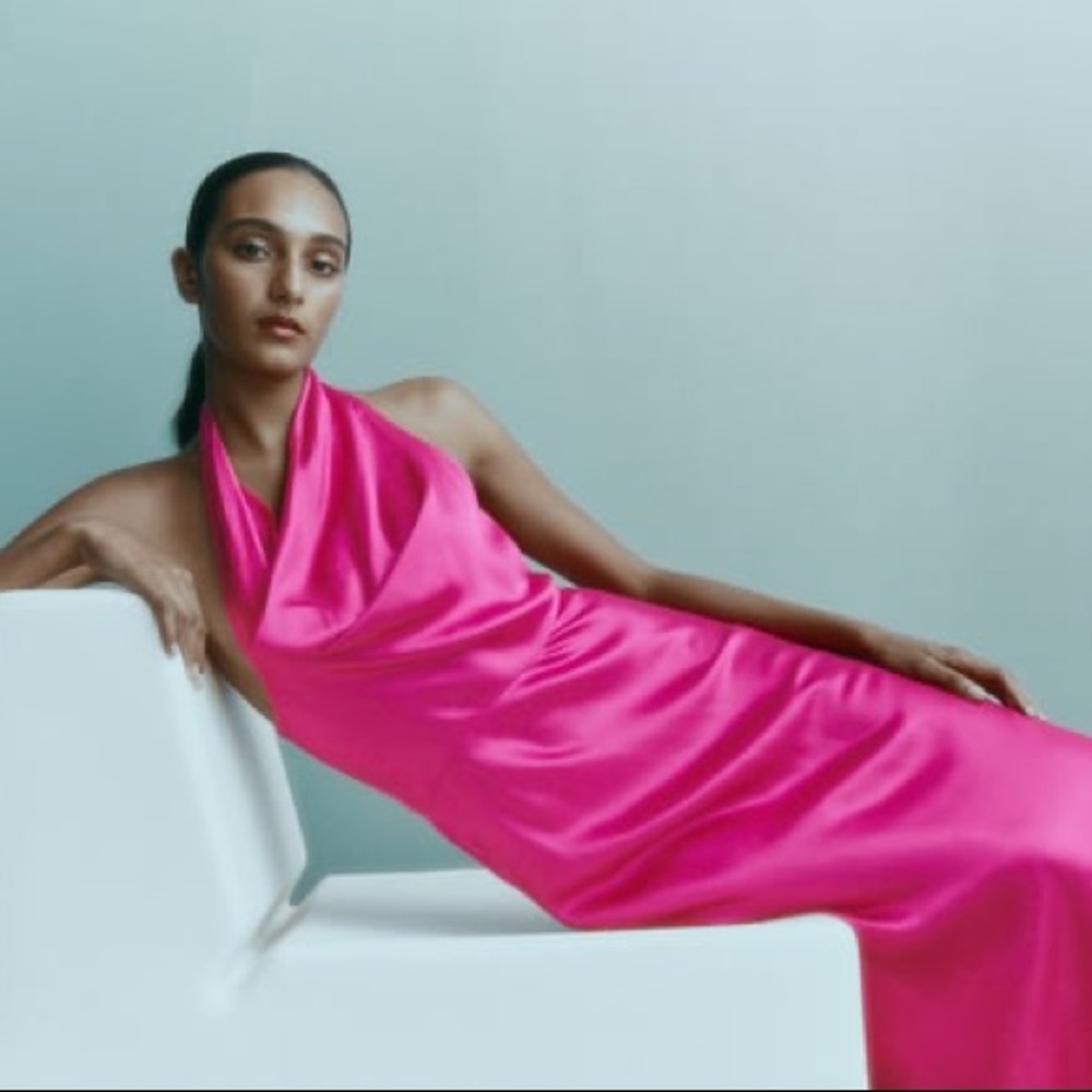 MIDI SLIP DRESS